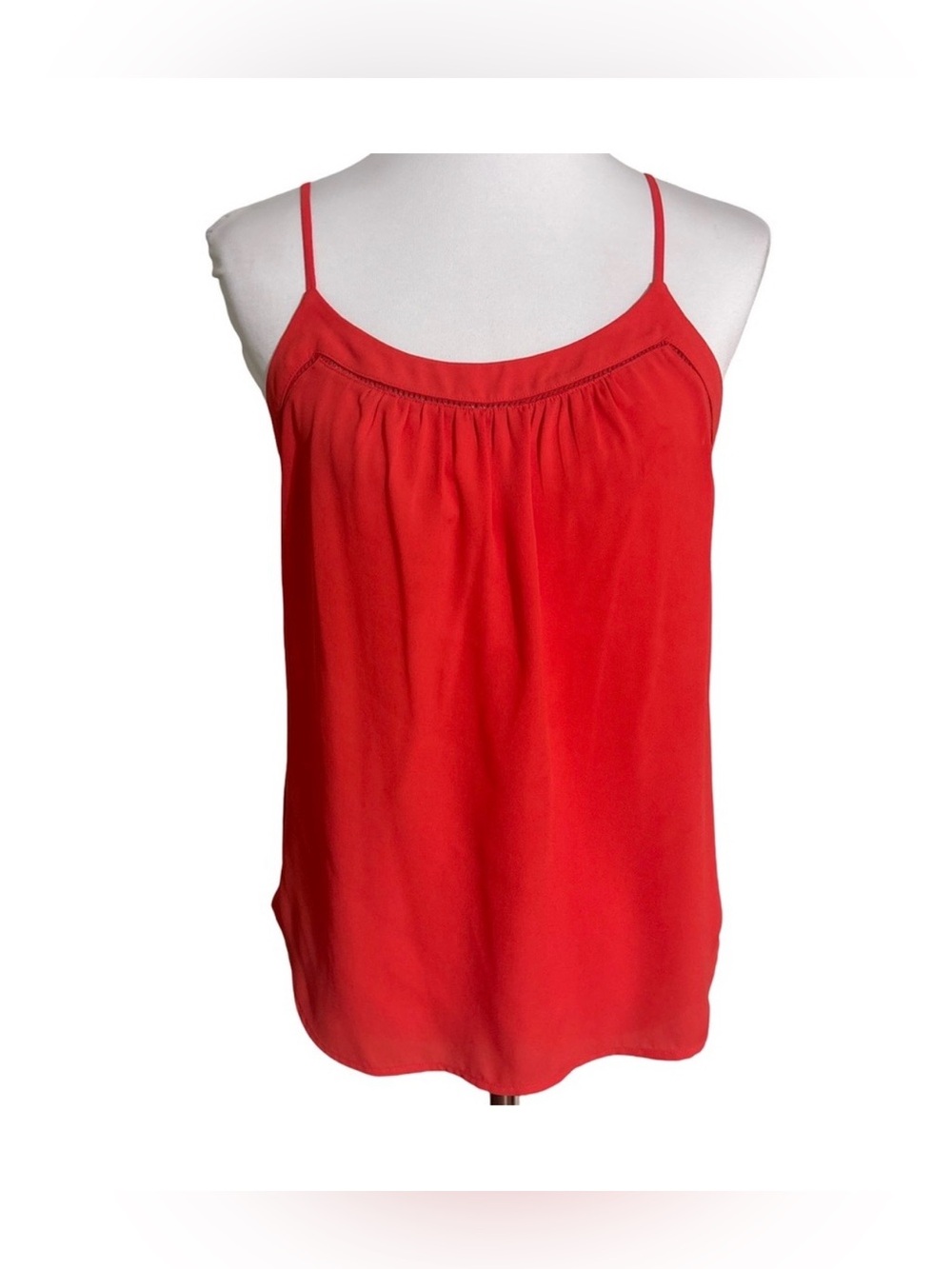 Loft Women's Red Spaghetti Strap Cami Top size L